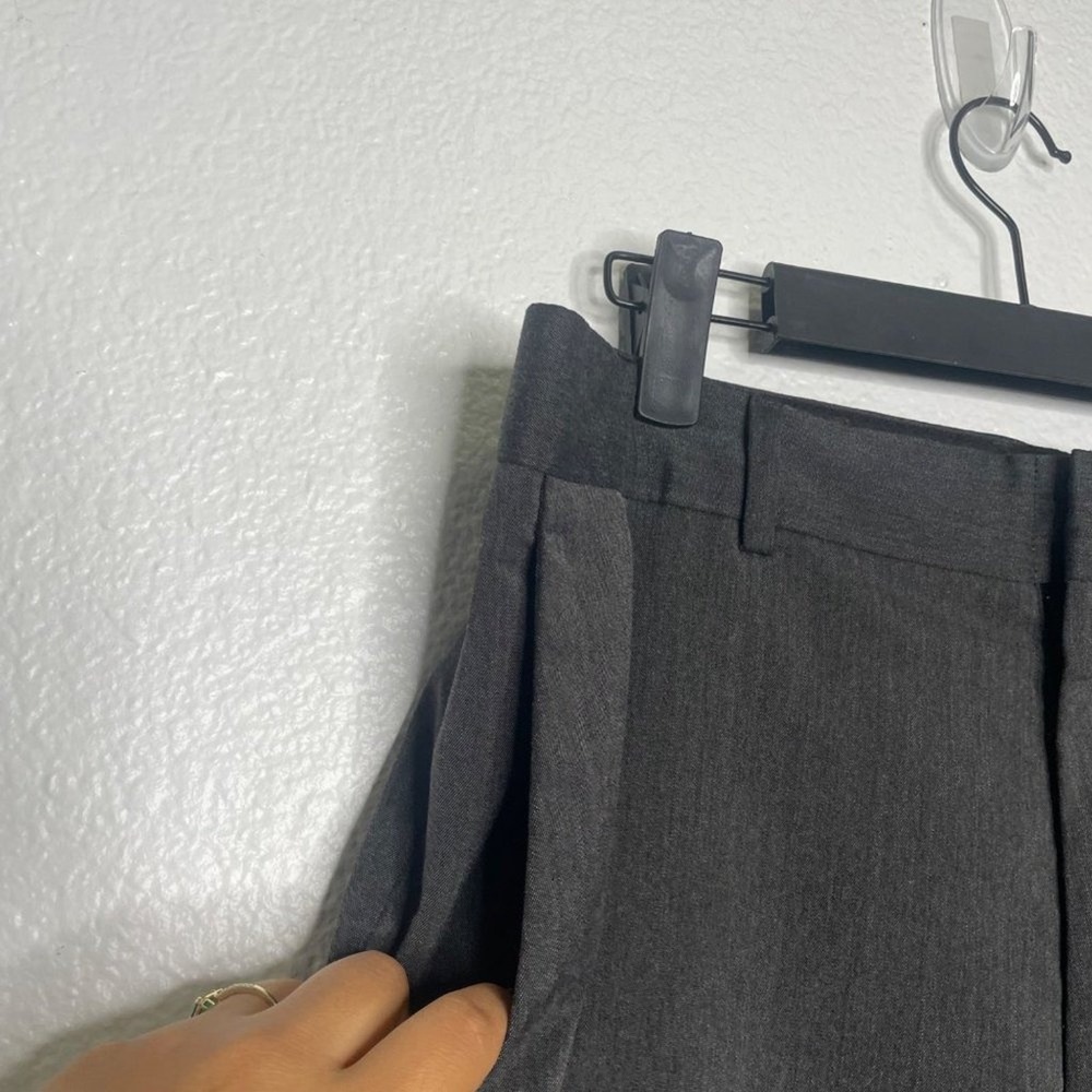Michael Kors Mens Dress Pants 32x30 Charcoal Gray Heather Stretch Flat Front - Picture 10 of 15
